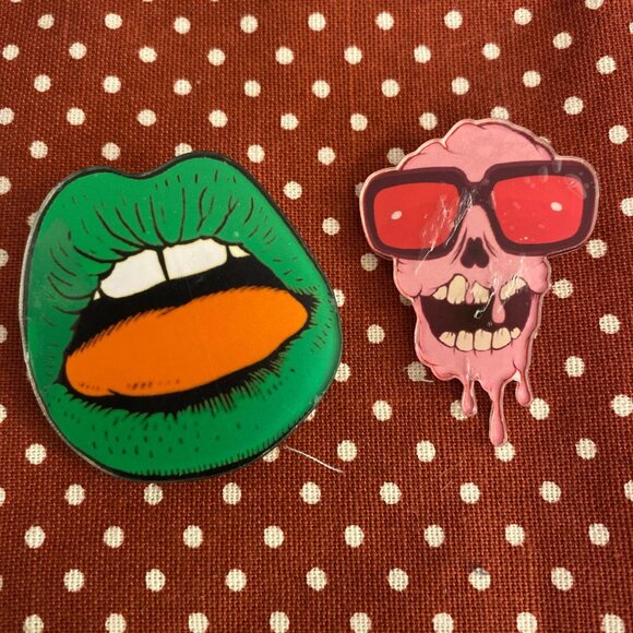 pink punk pin set - Picture 2 of 4